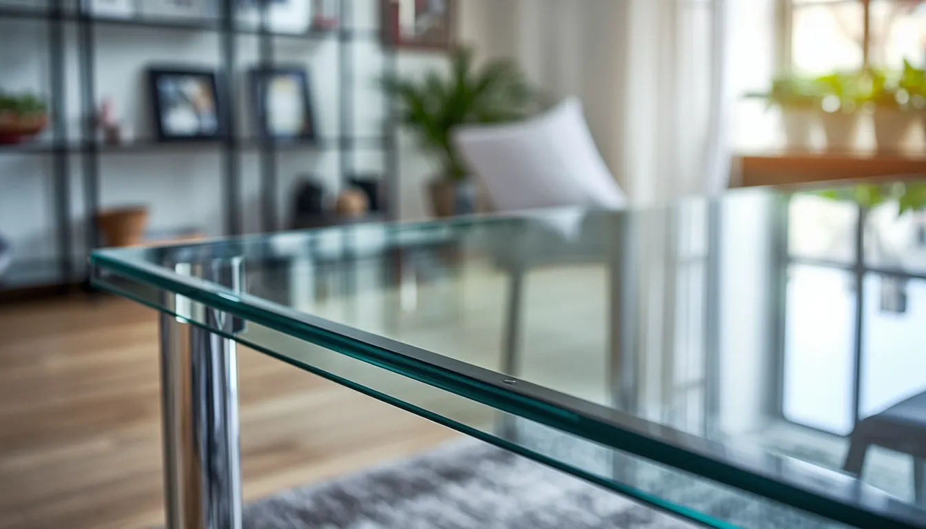 Mobiliers en verre sur mesure VITOR Haute-Savoie