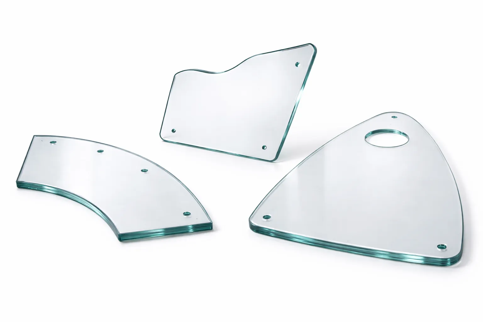 Formes complexes en verre — découpe et façonnage