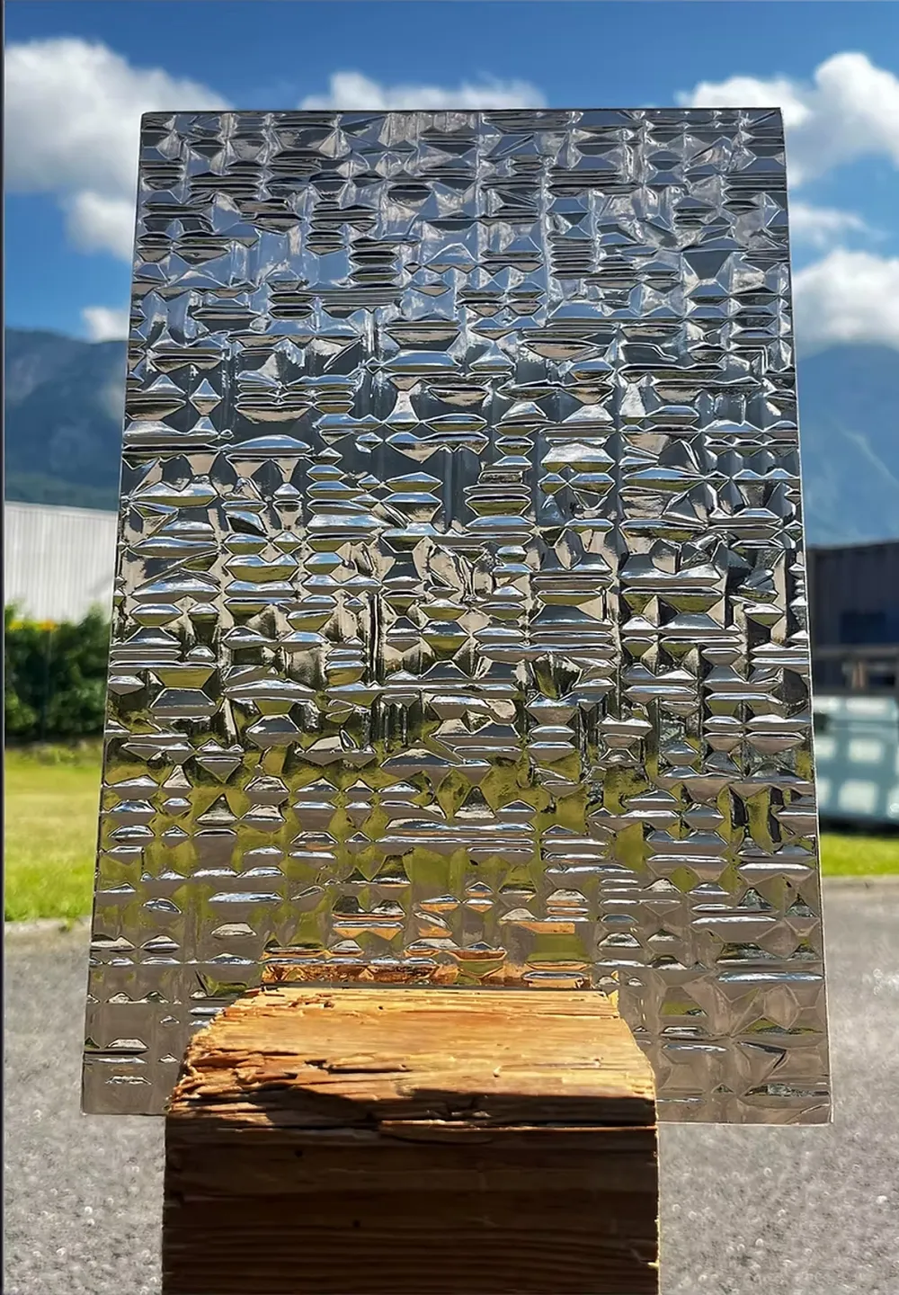 Verre abstracto bronze
