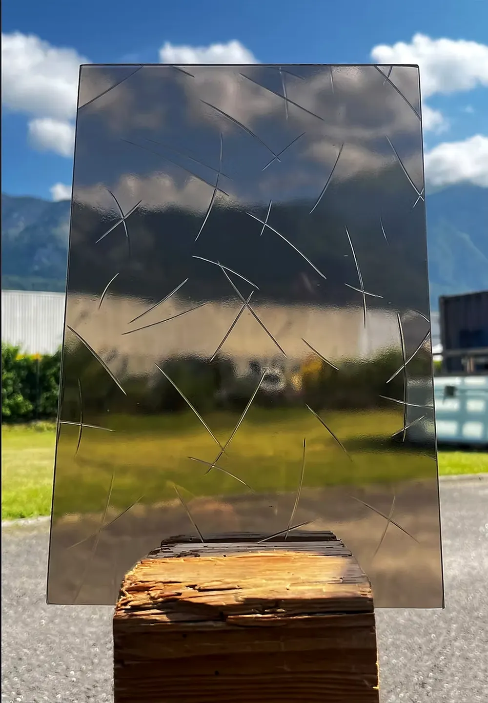 Verre antique bronze