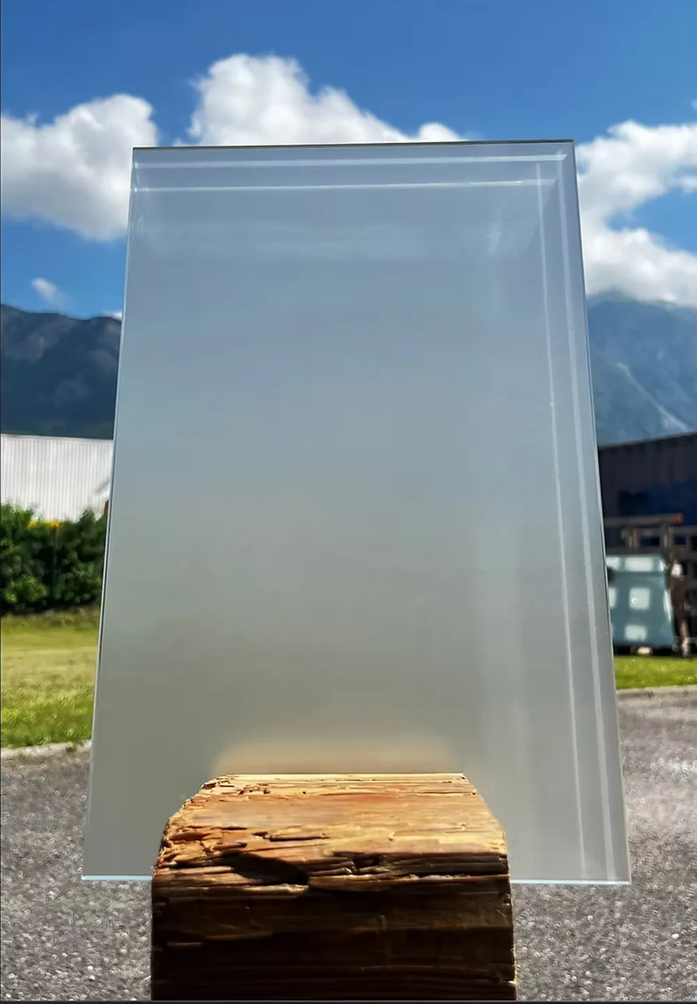 Verre dépoli