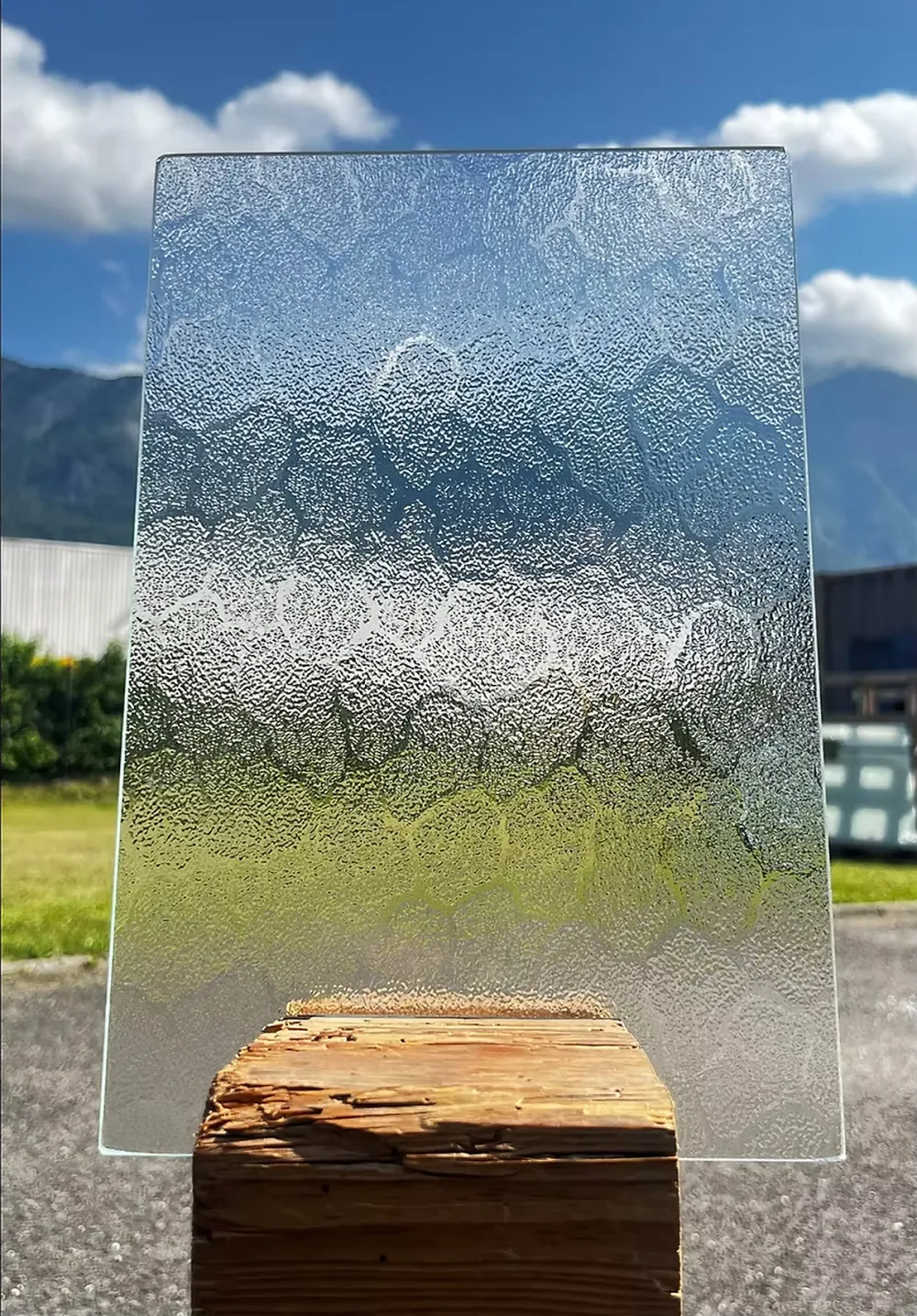 Verre martelé
