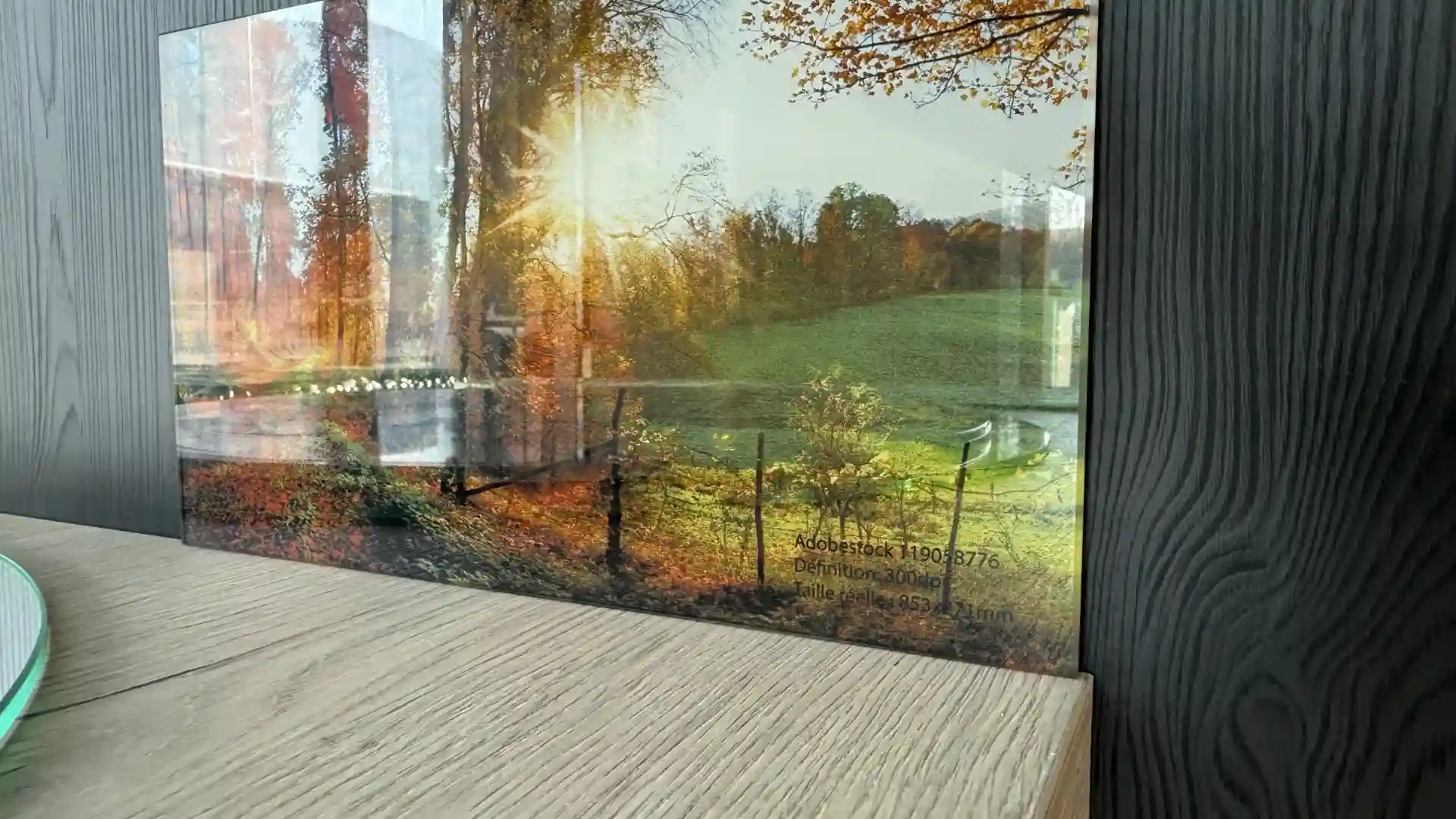 Crédence imprimée sur mesure