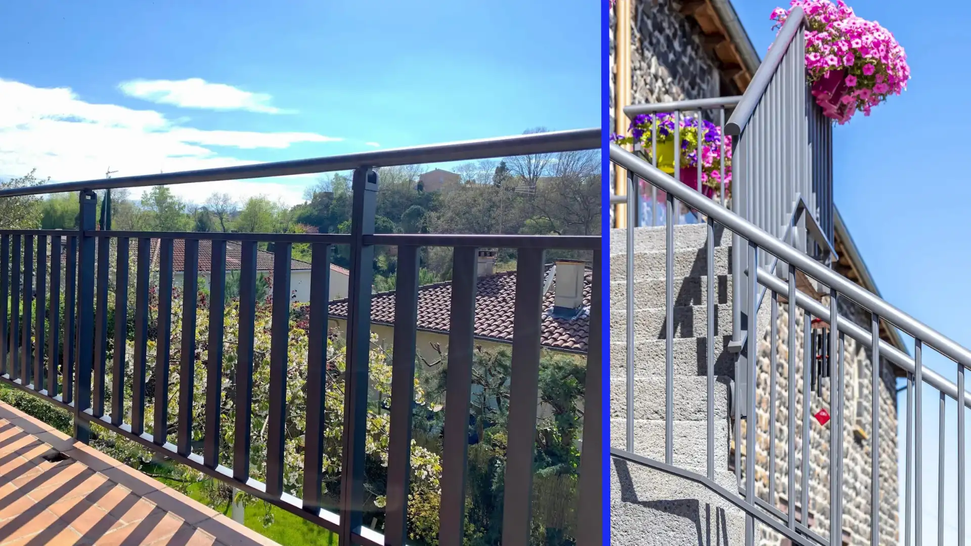 Garde-corps à barreaudage vertical