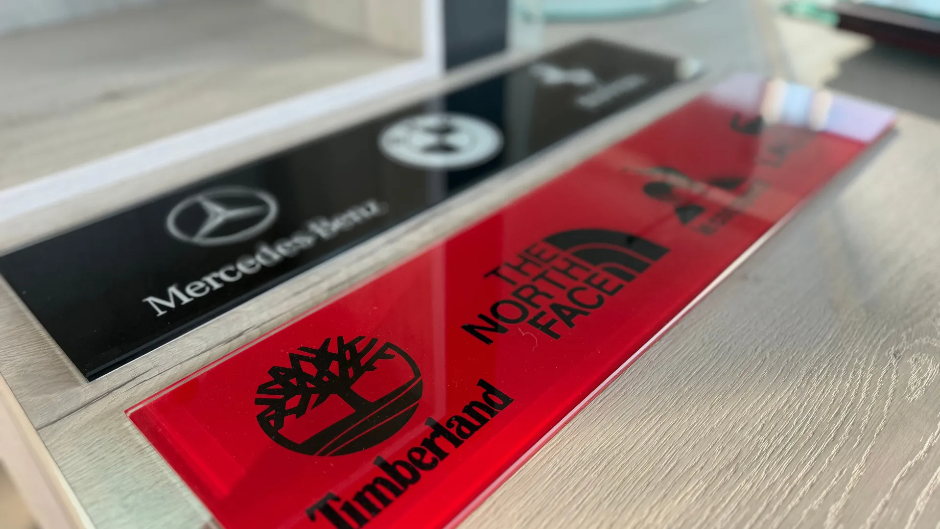 Motifs décoratifs verre dépoli