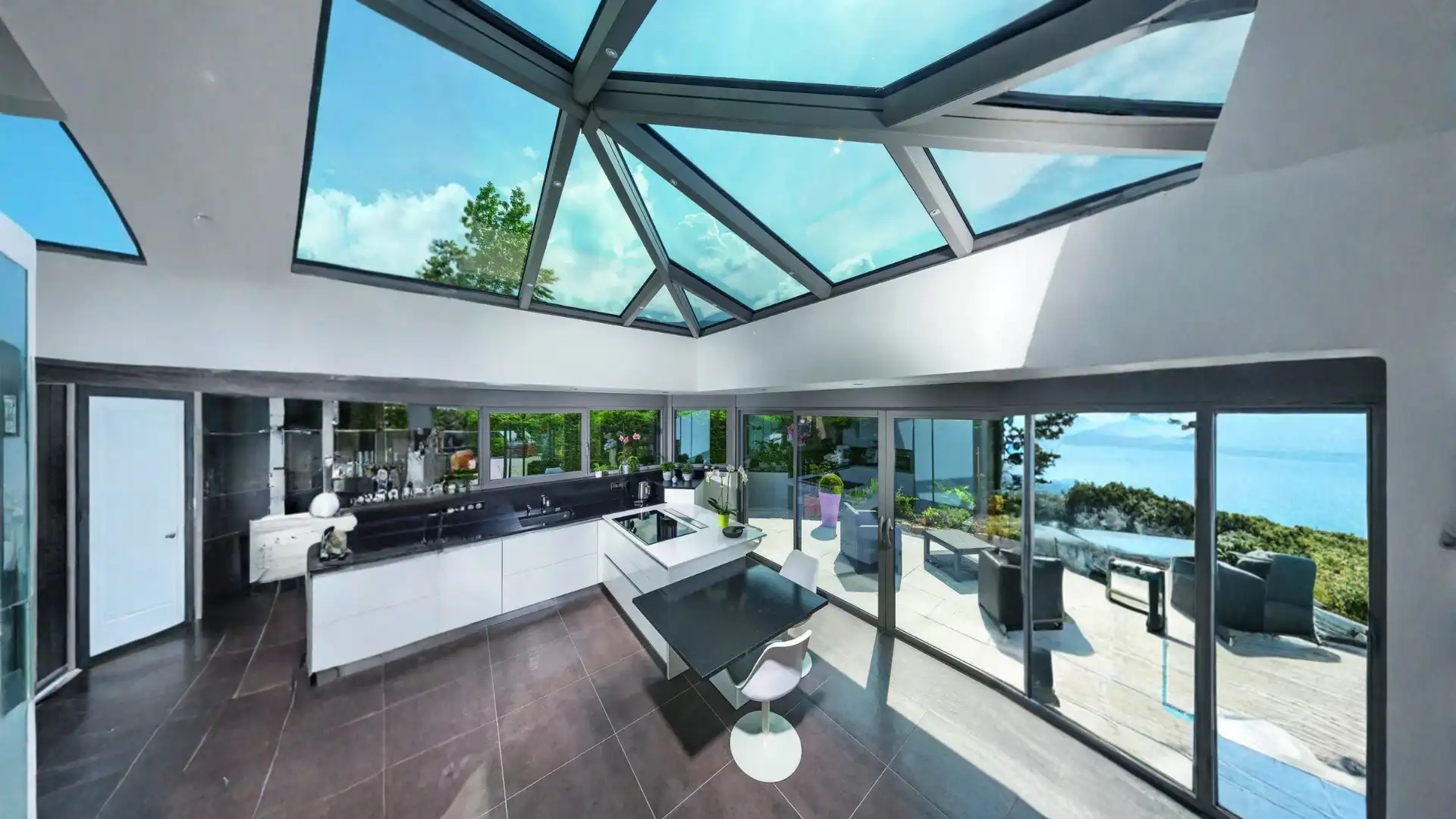 Véranda extension séjour